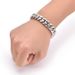 Men's Titanium Steel Trendy Bracelet 14MM Wide Cuban Chain Fashionable Mirror Finish Hip Hop Jewelry_ipsvogv.com