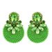 Fashion hand woven cotton earrings exquisite romantic feminine temperament versatile earrings wedding gift_ipsvogv.com