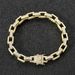 New High-End Men's Box Chain Micro-Paved Zircon Buckle Personality Trendy Hip-Hop Bracelet_ipsvogv.com