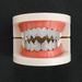 Body Jewelry New 8 Tooth Micro Inlaid Zircon Braces Heart Shaped Personality Halloween Costume Teeth Hip Hop Accessories Braces_ipsvogv.com