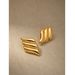 Brass Gold-Plated Earrings Studs Ins Internet Celebrity High-End Simple Geometric Texture Ear Jewelry_ipsvogv.com