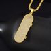 New hip-hop men's necklace Fashion personality alloy full diamond Kick scooter necklace pendant_ipsvogv.com