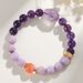 Natural Amethyst Lavender Light Luxury Fashion New Chinese Style Nine Purple Fire Free Bracelet Jewelry_ipsvogv.com