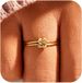 S925 Sterling Silver Double Knot Mother Daughter Bow Simple Designer High End Feeling_ipsvogv.com