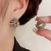 Trendy High-End Minimalist Style Super Shiny Rhinestone With Silver Needle Niche Design Fashion Earrings For Women_ipsvogv.com