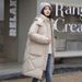 Women's Clothing thickened bread jacket down cotton padded jacket women's loose winter coat mid length over the knee cotton jacket_ipsvogv.com