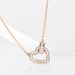 Heart To Heart Heart Shaped Necklace Female Element Crystal Love Clavicle Necklace Female_ipsvogv.com