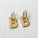 ins retro letter B earrings cold style earrings simple temperament net red earrings personality detachable earrings_ipsvogv.com