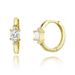 Women's Jewelry S925 Silver Needle Simple Zircon Popular Earrings Square Versatile Fashion Earrings Earrings Party Earrings_ipsvogv.com
