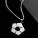 hot selling blue prison football stainless steel necklace bluelock logo anime surrounding autumn and winter sweater chain_ipsvogv.com