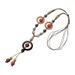 New Chinese Long Ceramic Bead Women's Ancient Zen Woven Necklace, Ethnic Style Versatile Collarbone Chain_ipsvogv.com