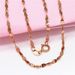 Purple Russian Tile Necklace Women's Versatile 585 Plated Rose Gold Lock Shining Bone Chain Jewelry_ipsvogv.com