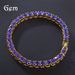 Hip Hop One Row Alloy Colorful Rhinestone Men's Chain Tennis Bracelet_ipsvogv.com
