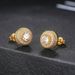INS internet celebrity full diamond earrings, zircon micro inlay, hip-hop trendsetter versatile personality, trendy_ipsvogv.com
