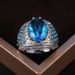 Cao Shi's Exaggerated Woven Rhinestone Inlaid For Women's Creative Luxury Ring_ipsvogv.com