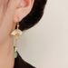 Summer New Chinese Style Elegant Fashion Long Folding Fan Tassel Earrings Internet Celebrity Personality Niche Design_ipsvogv.com