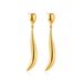 Women’s Jewelry Set Fashion Creative Simple Personality Earrings Gold Plated Splicing Strips Fashionable Niche Water Drop Earrings For Women_ipsvogv.com