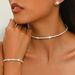 Women’s Jewelry Set Fashion Fashion Full Diamond Necklace Bracelet Earrings Ring Versatile Bride Wedding Jewelry Set_ipsvogv.com