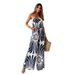 Women's Clothing fashion temperament one shoulder backless waist wide leg jumpsuit_ipsvogv.com