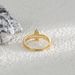 Brass Gold Plated Joint Ring One Piece Delivery Fashion Personality Inlaid Double Zircon Ring_ipsvogv.com