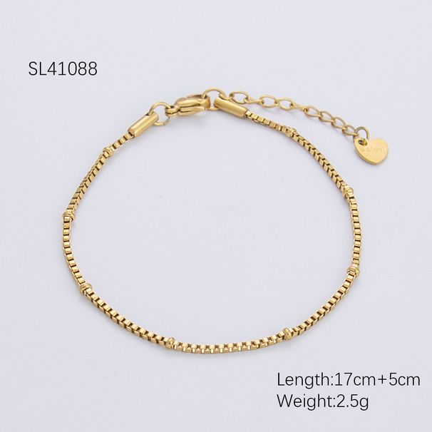 Women's Jewelry Titanium Steel Bracelet Stainless Steel Electroplating K Gold High End Summer Women's Non Fading Ins Style Jewelry_ipsvogv.com