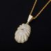 Men And Women's Jewelry Trendy Hip Hop Gorilla Pendant Necklace With Dual-Tone CZ Stones For Casual And Party Wear Necklace Gold Jewelry_ipsvogv.com