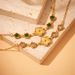 Fashion niche vintage style everything diamond plated plum stainless steel accessory chain bracelet_ipsvogv.com
