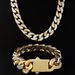 Men's Jewelry Bracelet Jewelry Single Side Diamond Hip Hop Cuban Chain Stainless Steel Bracelet Jewelry_ipsvogv.com