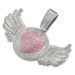 Full Angel Alloy Pendant Men's Hip Hop Water Diamond Love Wings Necklace Cuban Chain Neck Jewelry Women's Accessories_ipsvogv.com