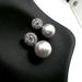 Cao Shi's Korean Edition Light Luxury Micro Inlaid Zircon Pearl With Insights, Sweet Temperament Earrings, Exquisite And_ipsvogv.com