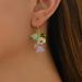 Small fresh countryside style flower ear, versatile and niche, hand woven colorful bell orchid design, high-end_ipsvogv.com