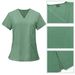 Women's beauty salon work clothes operating room scrub suit hand washing clothes short-sleeved doctor elastic scrub suit_ipsvogv.com