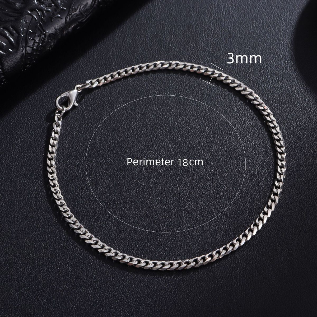 Titanium Non-Fading Cuban Men's Trendy Hip-Hop Women's Jewelry Stainless Steel Bracelet_ipsvogv.com