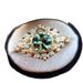 Sanjieins Electroplated Gold Niche Women's Green Zircon Ring, Light Luxury High-end Feeling Index Finger Ring_ipsvogv.com