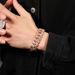 T-shaped Zircon Punk Hip Hop Bracelet Fashion Light Luxury Men's Accessories_ipsvogv.com