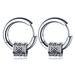 Men's Jewelry Circle Earrings Stainless Steel Personality Trend Retro Fashion Titanium Steel Earrings_ipsvogv.com