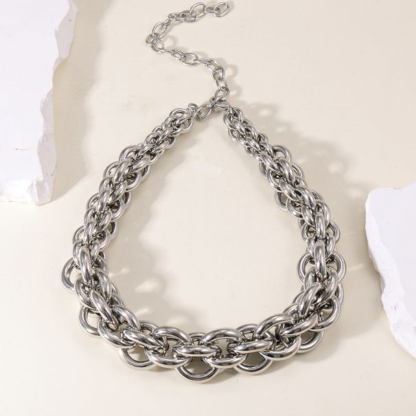 Pumpkin Chain Hip-Hop Necklace Trendy Style_ipsvogv.com