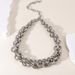 Pumpkin Chain Hip-Hop Necklace Trendy Style_ipsvogv.com