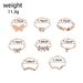 New Combination Personalized Fashion Gold Butterfly Wave Point Diamond 8-piece Set Ring_ipsvogv.com