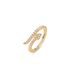 Women's Jewelry Pictographic Golden Snake Ring Light Luxury High End Snake Opening Ring Versatile Index Finger Ring_ipsvogv.com