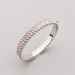 Designer Women's Classic Pyramid Liuding Bullet Head Double Row Dia Rose Gold Light Bracelet_ipsvogv.com