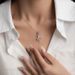 Small Niche Fashion, Simple Bow Necklace, New Versatile, Diamond Studded, High-end, Exquisite Zircon Temperament,_ipsvogv.com