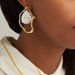 E8368 fashion style niche irregular pearl feminine elegance, earrings, new trend_ipsvogv.com