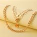 Jewelry Hot Selling Multi-layer Personalized Lock Shaped Hearts, 3-layer Thick Thin Necklaces, And Accessories_ipsvogv.com