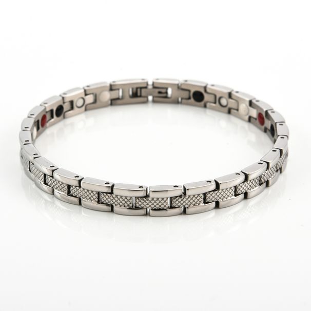 Women's Jewelry Popular Titanium Steel Energy Magnet Ladies Bracelet Stainless Steel Bracelet_ipsvogv.com