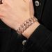 T-shaped Zircon Punk Hip Hop Bracelet Fashion Light Luxury Men's Accessories_ipsvogv.com