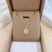 【 Titanium Steel 】 Micro Inlaid Necklace Earring Light Luxury Block Full Diamond Personalized Temperament Banquet_ipsvogv.com