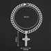 Hip Hop 3D Full Diamond Personalized Binding Cross Pendant Male Street Dance Cuban Chain_ipsvogv.com