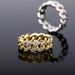 Ins Hot Cuban Chain Ring Inlaid With Zircon Real Gold Electroplating Hip Hop Men And Women Ring Bling_ipsvogv.com