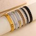 Stainless Steel Gold 10mm Watch Strap Bracelet For Men And Women New Fashion Versatile Non-Fading Wristband Jewelry_ipsvogv.com